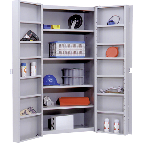 Deep Door Storage Cabinet, 38" W x 24" D x 72" H, 4 Shelves Les Distributions ICE