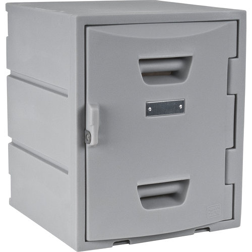 Locker, 15" x 15" x 18", Grey, Assembled Les Distributions ICE