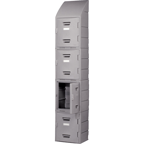 Locker, 15" x 15" x 18", Grey, Assembled Les Distributions ICE