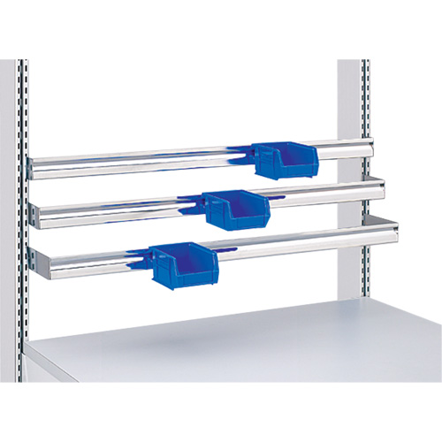 Postes de travail modulaires ergonomiques - Rails pour bacs &agrave; pi&egrave;ces de service l&eacute;ger Les Distributions ICE