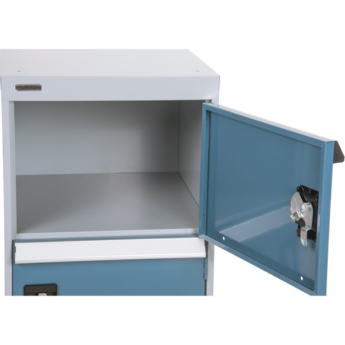 Two-Door Pedestal Workbench, 28" H x 18" W x 21" D Les Distributions ICE