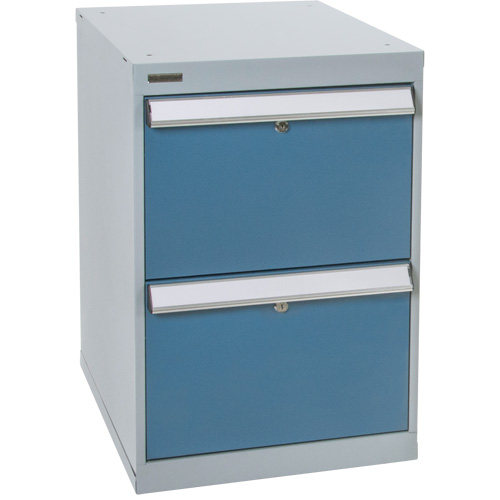 Two-Drawer Pedestal Workbench, 18" W x 21" D x 28" H Les Distributions ICE