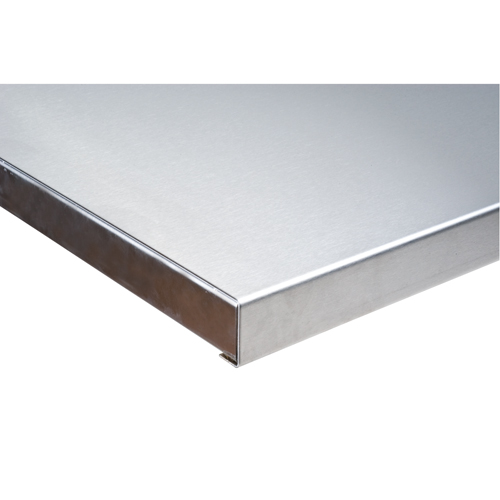 304 Stainless Steel Wood-Filled Workbench Tops, 36" D x 96" W, 1-3/4" Thick Les Distributions ICE