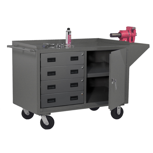 Mobile Workbench Cabinet, Steel Surface Les Distributions ICE