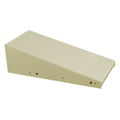 Clean Line Economy Lockers Slope Top, 1 Bank, 18" D x 12" W x 6" H, Beige, Steel Les Distributions ICE