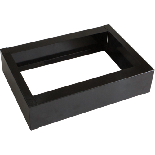 All-Welded Concorde - Heavy-Duty Lockers Recessed Base, 1 Banks, 4" H x 12" W x 17" D, Black, Steel Les Distributions ICE