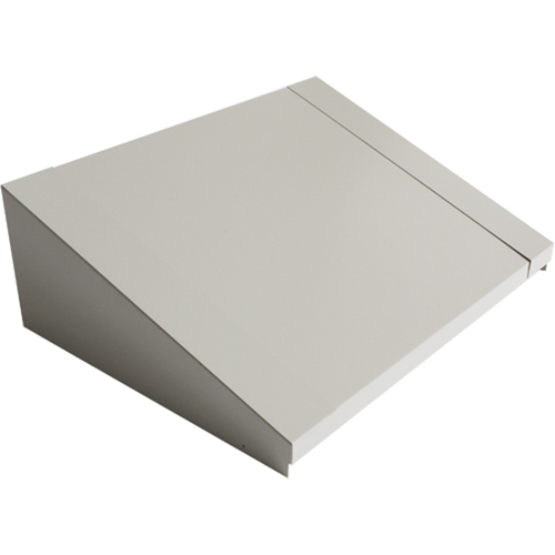All-Welded Concorde - Heavy-Duty Lockers Sloping Top, 2 Bank, 18" D x 24" W x 6" H, Grey, Steel Les Distributions ICE