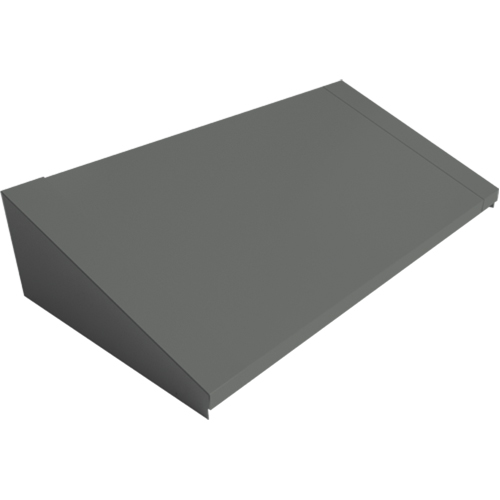 Dessus inclin&eacute; pour casiers robustes enti&egrave;rement soud&eacute; Concorde, Bloc de 3, 18" p x 36" la x 6" ha, Acier Les Distributions ICE