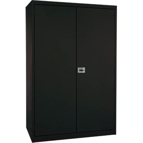 Armoires de rangement Hi-Boy profondes, Acier, 4 Tablettes, 72" h x 36" la x 24" P, Noir Les Distributions ICE