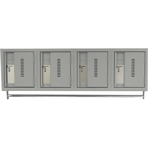 Casiers muraux robustes, Bloc de 4, 18" x 12" x 12", Acier Les Distributions ICE