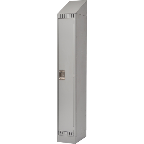 Lockers, 12" x 18" x 86", Steel, Grey, Knocked Down Les Distributions ICE