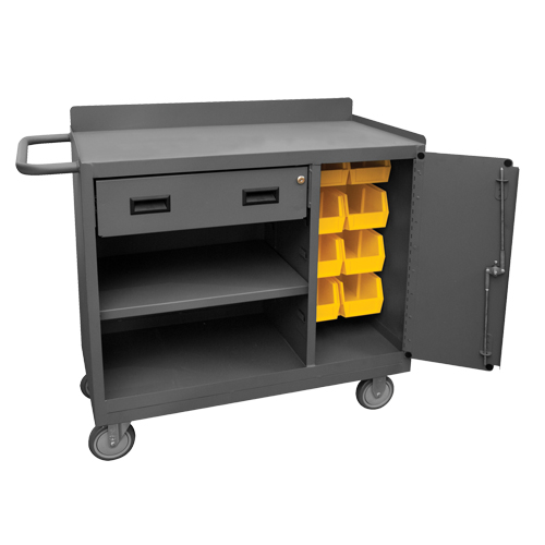 Mobile Workbench Cabinet, Steel Surface Les Distributions ICE