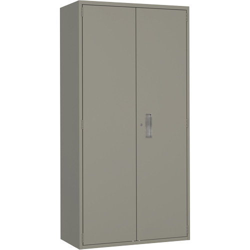 Armoire garde-robe, Acier, 36" la x 18" p x 72" h, Gris Les Distributions ICE