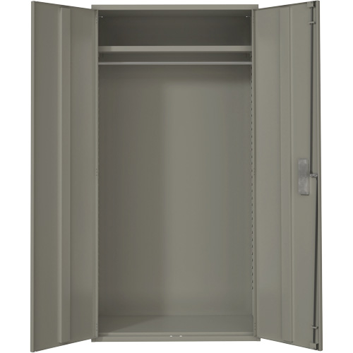 Armoire garde-robe, Acier, 36" la x 18" p x 72" h, Gris Les Distributions ICE