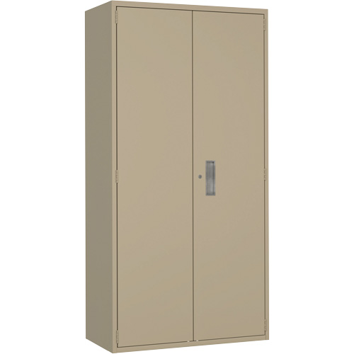 Armoire garde-robe, Acier, 36" la x 18" p x 72" h, Beige Les Distributions ICE