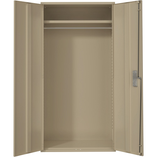 Armoire garde-robe, Acier, 36" la x 18" p x 72" h, Beige Les Distributions ICE