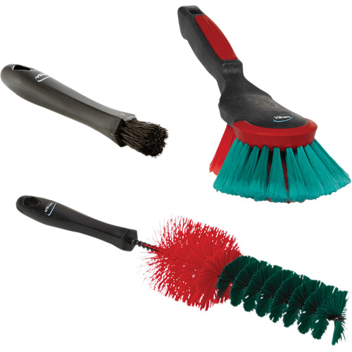 Ensemble de brosses pour l'int&eacute;rieur et l'ext&eacute;rieur des v&eacute;hicules de la s&eacute;rie Transport Les Distributions ICE