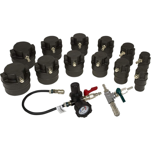 Trousse de test de syst&egrave;me d'air de turbocompresseur avec adaptateur pour fum&eacute;e Les Distributions ICE