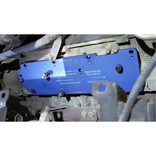 Gabarit de perçage pour installation sur collecteur pour Ford 4,6 L, 5,4 L, et 6,8 L Les Distributions ICE
