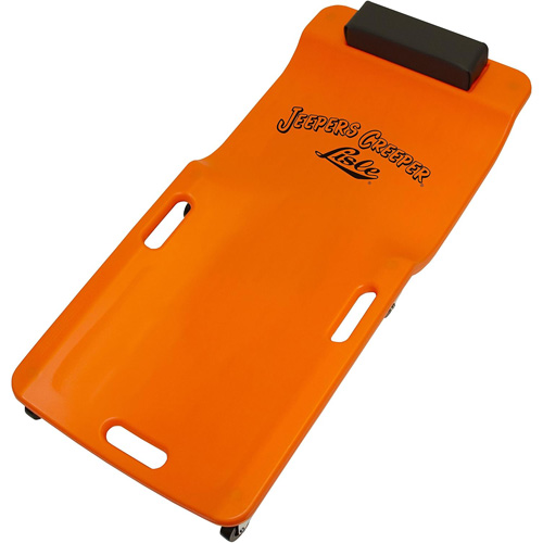 Neon Orange Low Profile Plastic Creeper Les Distributions ICE