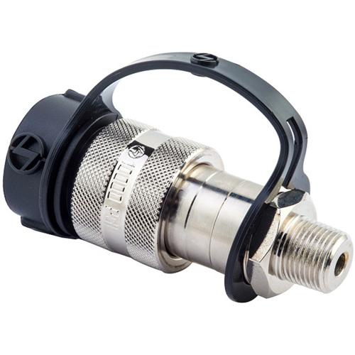 Coupler High Flow Female Side, Steel, 3/8", Female NPTF, 10000 PSI Les Distributions ICE
