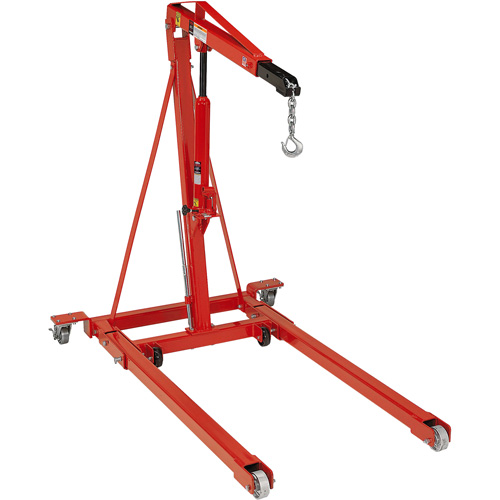 Grue pliante pour moteur, Capacit&eacute; 2500 lb (1,25 tonne) Les Distributions ICE