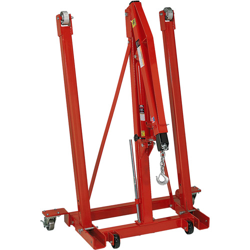 Grue pliante pour moteur, Capacit&eacute; 2500 lb (1,25 tonne) Les Distributions ICE