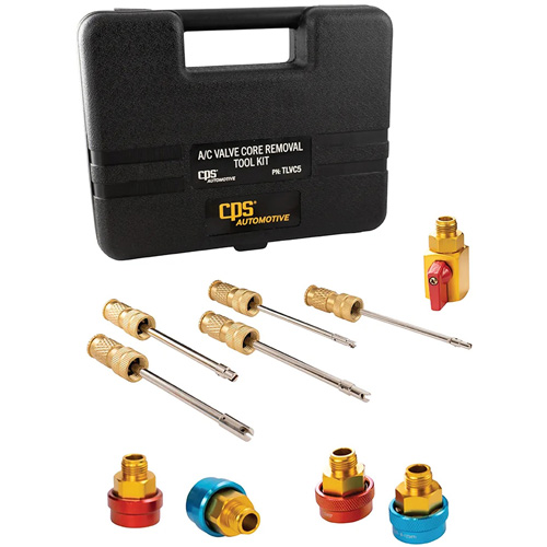 10-Piece A/C Valve Core Removal Tool Kit Les Distributions ICE