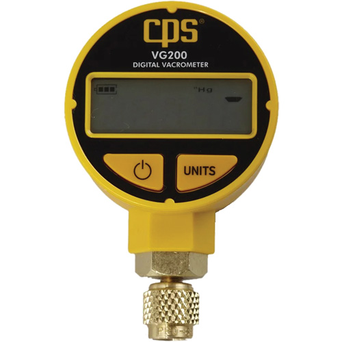 Digital Vacuum Gauge, Micron, Torr & Millibar with Case Les Distributions ICE