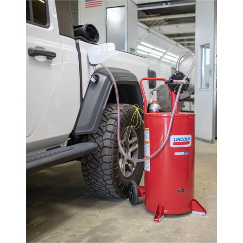 25-Gallon Steel Fuel Caddy with 2-Way Rotary Pump Les Distributions ICE