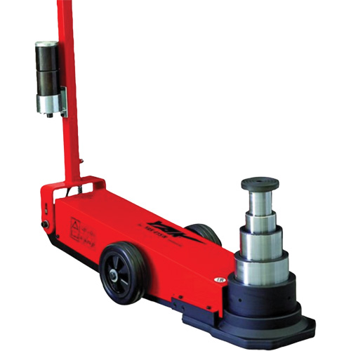 Cric &agrave; 4 &eacute;tapes, 17 tonne(s)/28 tonne(s)/55 tonnes/88 tonnes, Air comprim&eacute;/hydraulique Les Distributions ICE