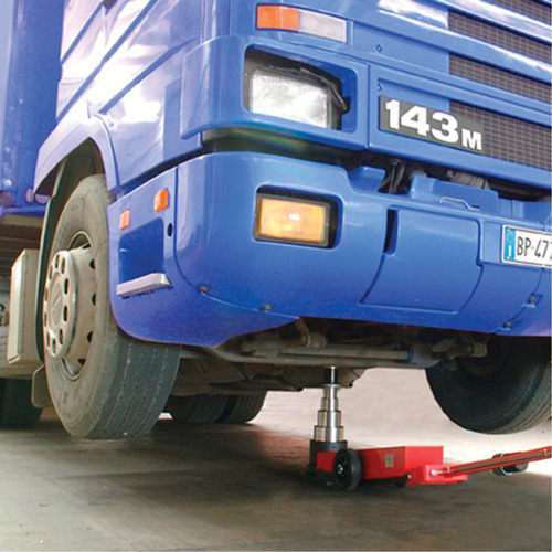 Cric &agrave; 4 &eacute;tapes, 17 tonne(s)/28 tonne(s)/55 tonnes/88 tonnes, Air comprim&eacute;/hydraulique Les Distributions ICE