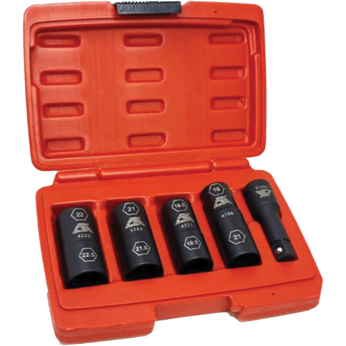 Ensemble de douilles r&eacute;versibles, 5 Morceaux, Prise de 1/2" Les Distributions ICE