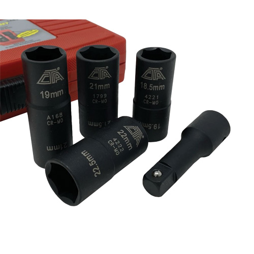 Ensemble de douilles r&eacute;versibles, 5 Morceaux, Prise de 1/2" Les Distributions ICE