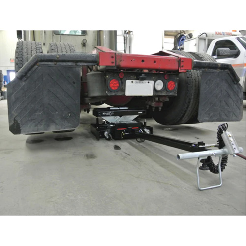 Floor Service Jack, 12 Ton(s) Capacity, 7-1/2" Lowered, 15-3/4" Raised, Air Hydraulic Les Distributions ICE