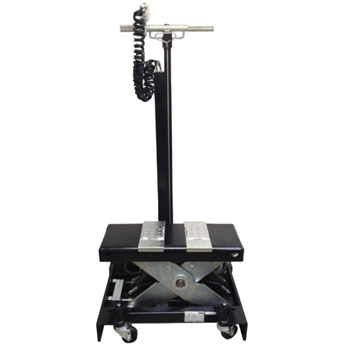 Low Profile Floor Service Jack, 12 Ton(s) Capacity, 7-1/2" Lowered, 15" Raised, Air Hydraulic Les Distributions ICE