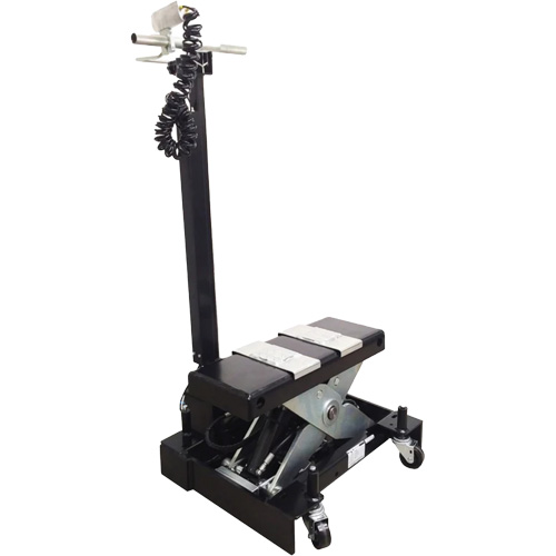 Low Profile Floor Service Jack, 12 Ton(s) Capacity, 7-1/2" Lowered, 15" Raised, Air Hydraulic Les Distributions ICE