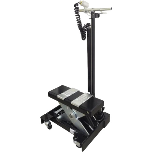 Low Profile Floor Service Jack, 12 Ton(s) Capacity, 7-1/2" Lowered, 15" Raised, Air Hydraulic Les Distributions ICE