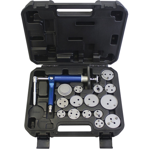 Ensemble d'outils pneumatiques pour le remontage des &eacute;triers de frein Les Distributions ICE
