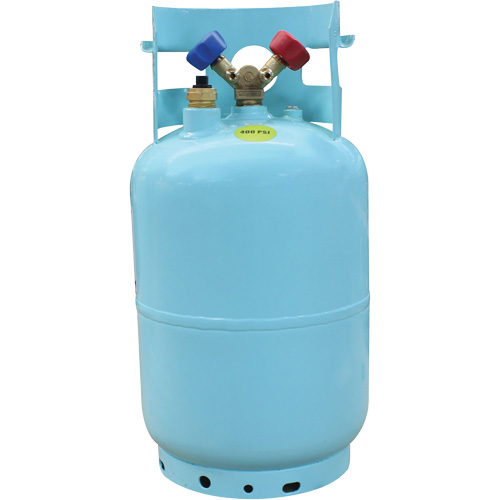 Cylindre de r&eacute;cup&eacute;ration de 50 lb homologu&eacute; DOT avec interrupteur flottant Les Distributions ICE