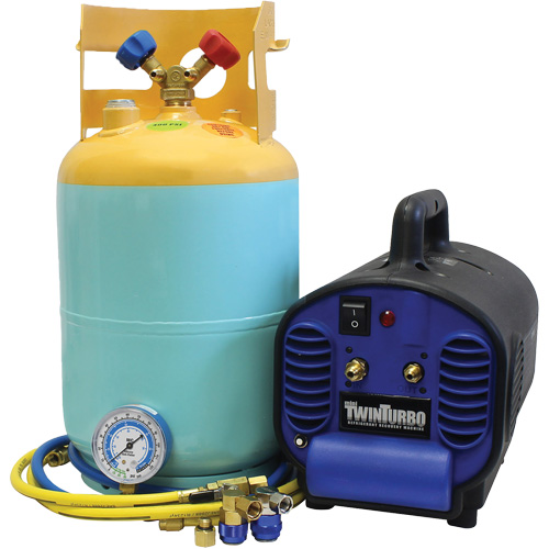 Mini Twin Refrigerant Recovery System For Contaminated R134A And R1234Yf Les Distributions ICE
