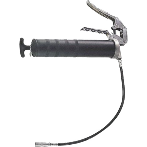 Pistolet &agrave; graisse robuste &agrave; poign&eacute;e pistolet avec rallonge de tuyau flexible, Capacit&eacute; 14 oz Les Distributions ICE