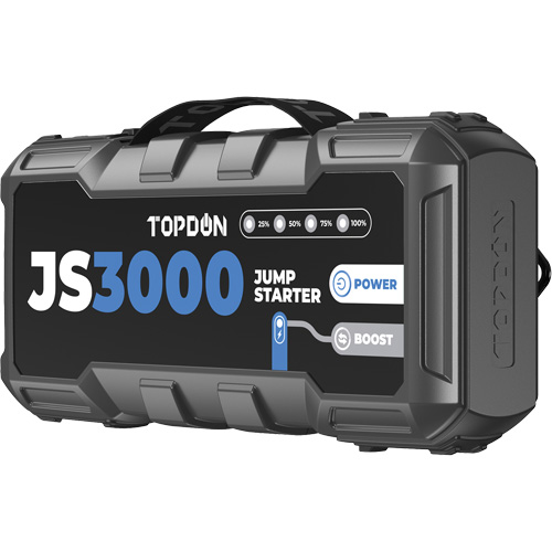 Survolteur, banque d'alimentation et lampe de poche JumpSurge3000 Les Distributions ICE
