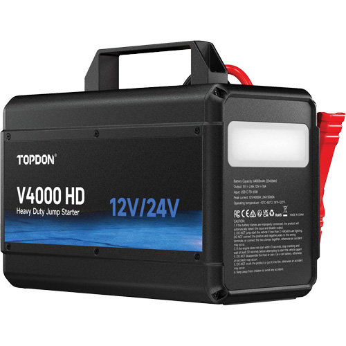 V4000 HD 12V/24V 4000A Jump Starter Les Distributions ICE