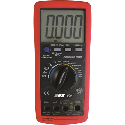 Pro Automotive Digital Multimeter with Case Les Distributions ICE