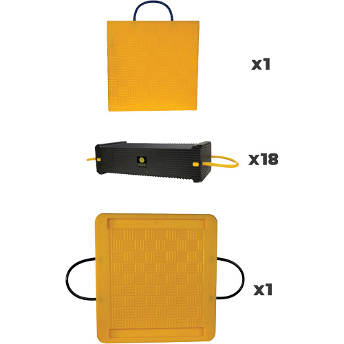 Ensemble de syst&egrave;me de sout&egrave;nement en composite CribLok 20 mcx Les Distributions ICE
