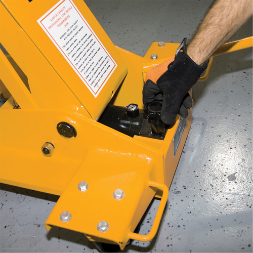 Cric de transmission Yellow Jackit, Cap. de levage 2,2 tonnes Les Distributions ICE