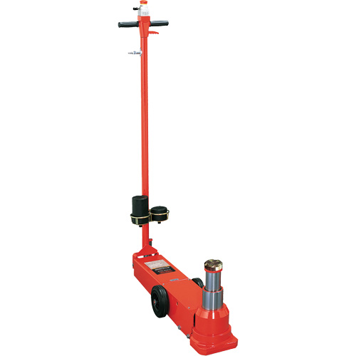 Cric au sol t&eacute;lescopique, 25 tonnes/50 tonne(s), Air comprim&eacute;/hydraulique Les Distributions ICE