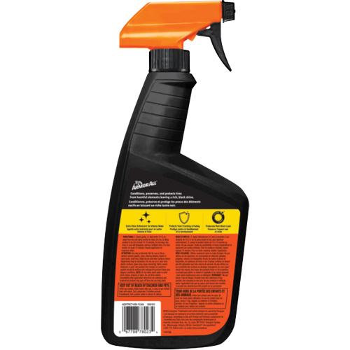 Lustrant pour pneus en vaporisateur Extreme Les Distributions ICE