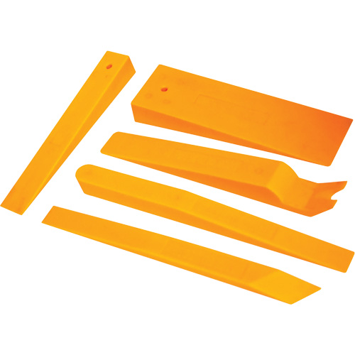 5-Piece Nylon & Neon Orange Wedge Assortment Set Les Distributions ICE